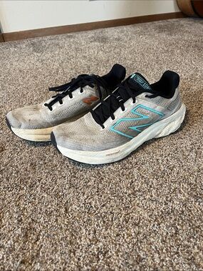 New Balance Fresh Foam 1080 Men's Gray/Teal Fresh Foam Running Shoes